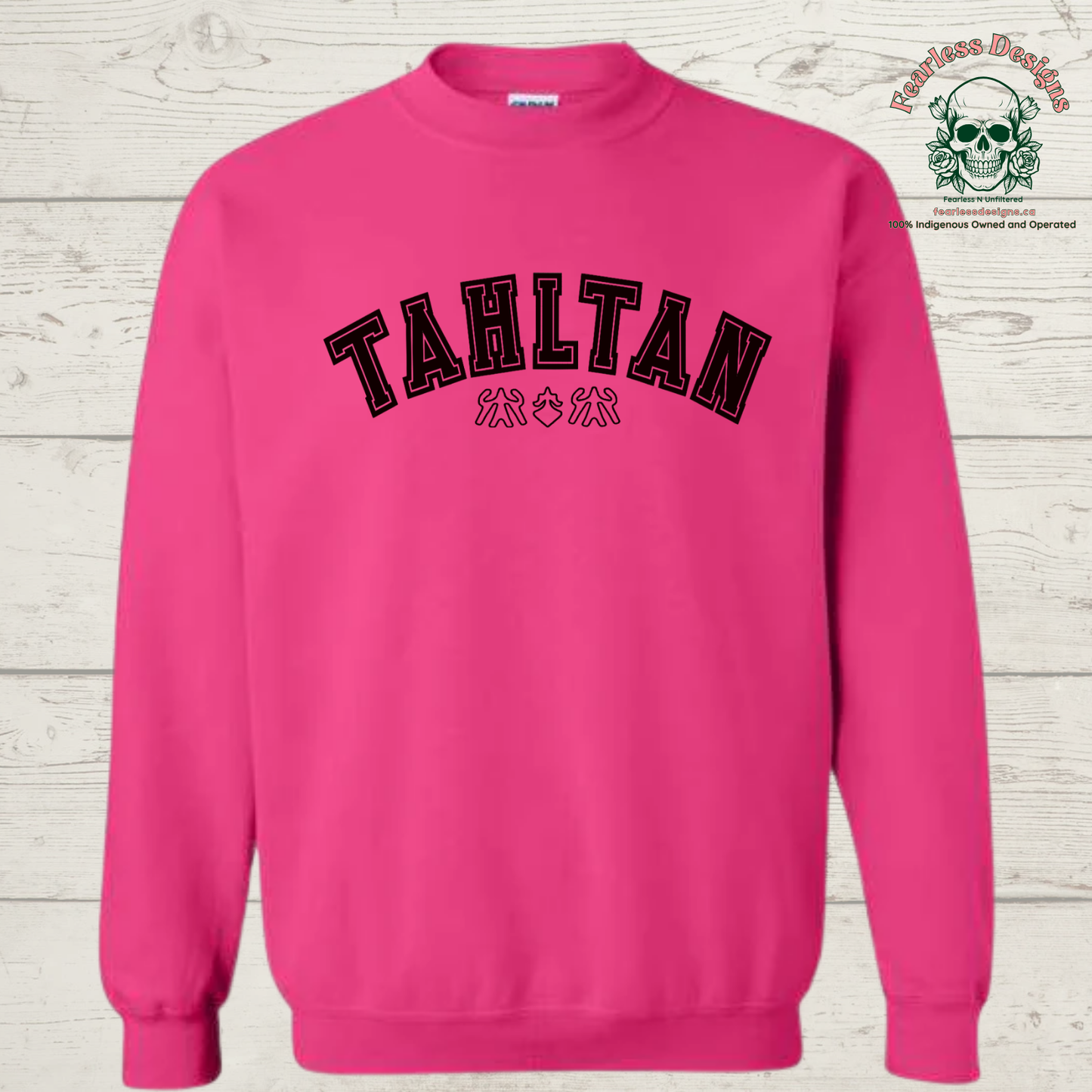 Tahltan with shapes Crewneck Sweater