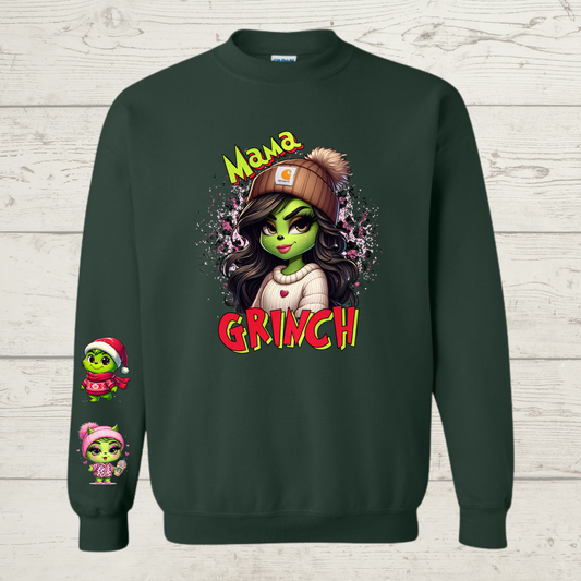 Mean Green Mama with brown hair