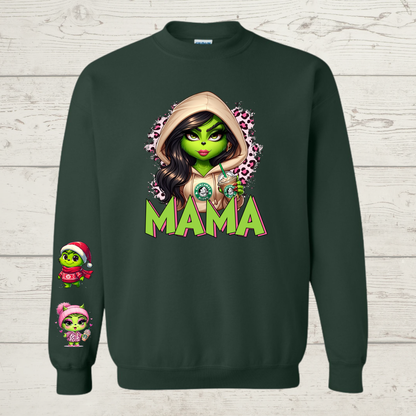 Mean Green Mama with brown hair