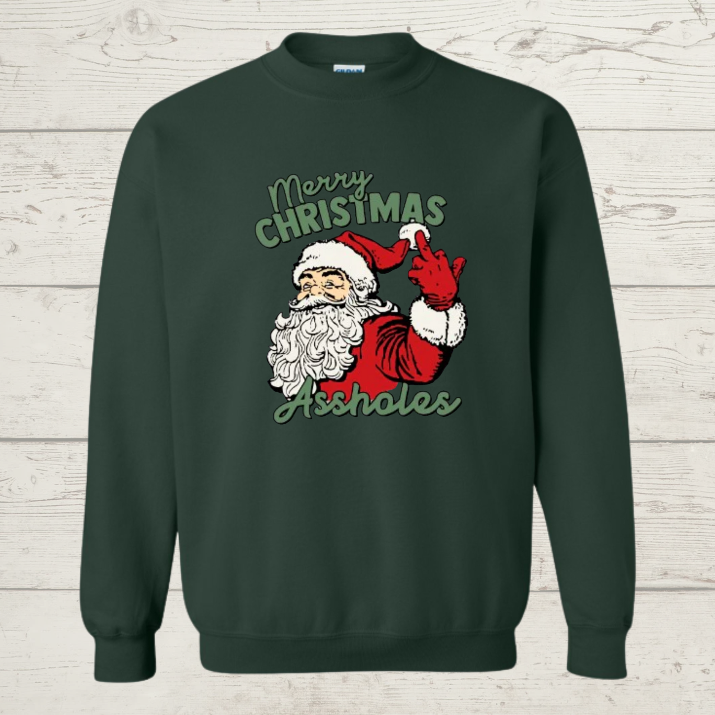 Santa - Merry Christmas Assholes