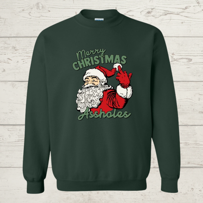 Santa - Merry Christmas Assholes