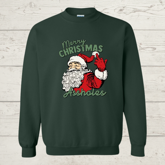 Santa - Merry Christmas Assholes