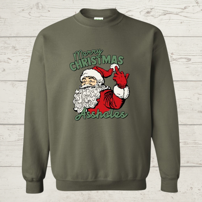 Santa - Merry Christmas Assholes