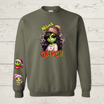 Mean Green Mama with brown hair