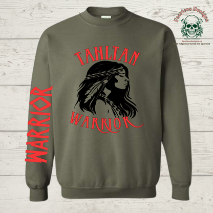 Tahltan Woman Warrior Crewneck Sweater