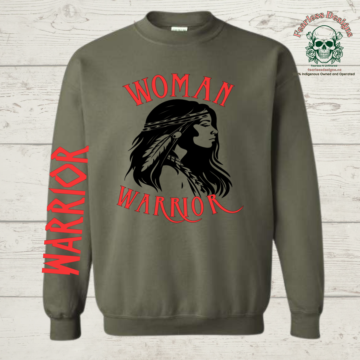 Woman Warrior Crewneck Sweater