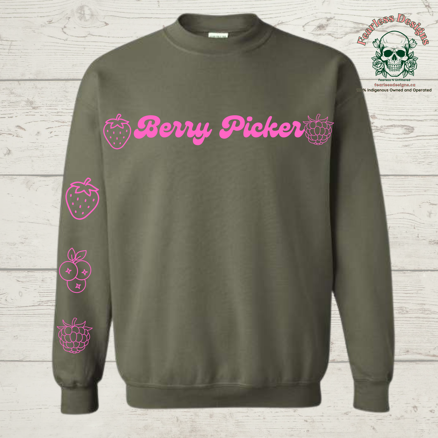 Berry Picker Crewneck Sweater