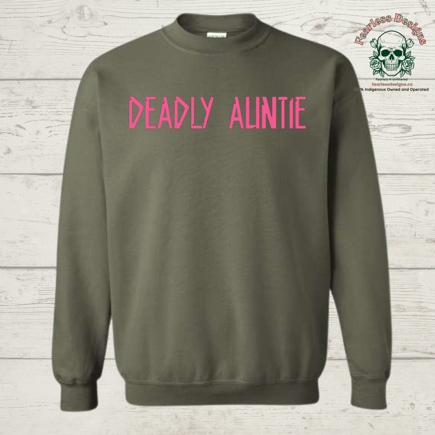 Deadly Auntie Crewneck Sweater