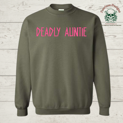 Deadly Auntie Crewneck Sweater