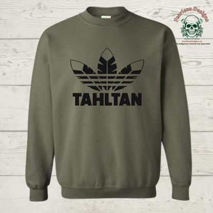 Tahltan feather Crewneck Sweater