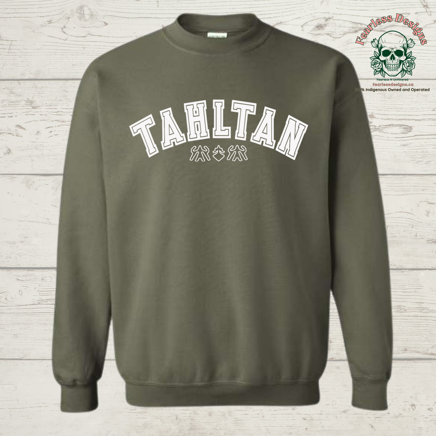 Tahltan with shapes Crewneck Sweater