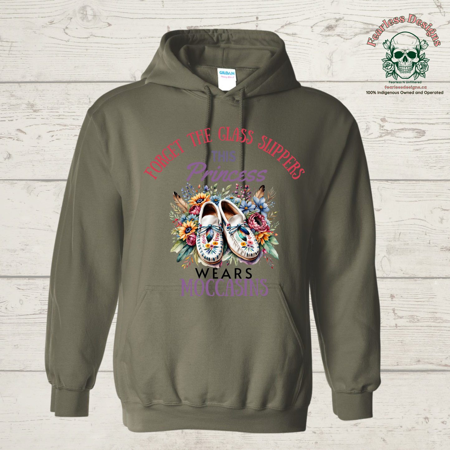Forget the glass slippers this princess wears moccasins hoodie