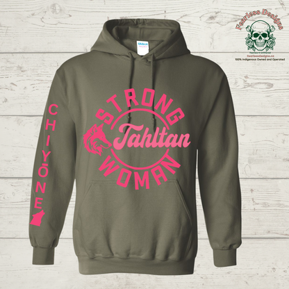 Strong Tahltan Woman wolf clan Hoodie