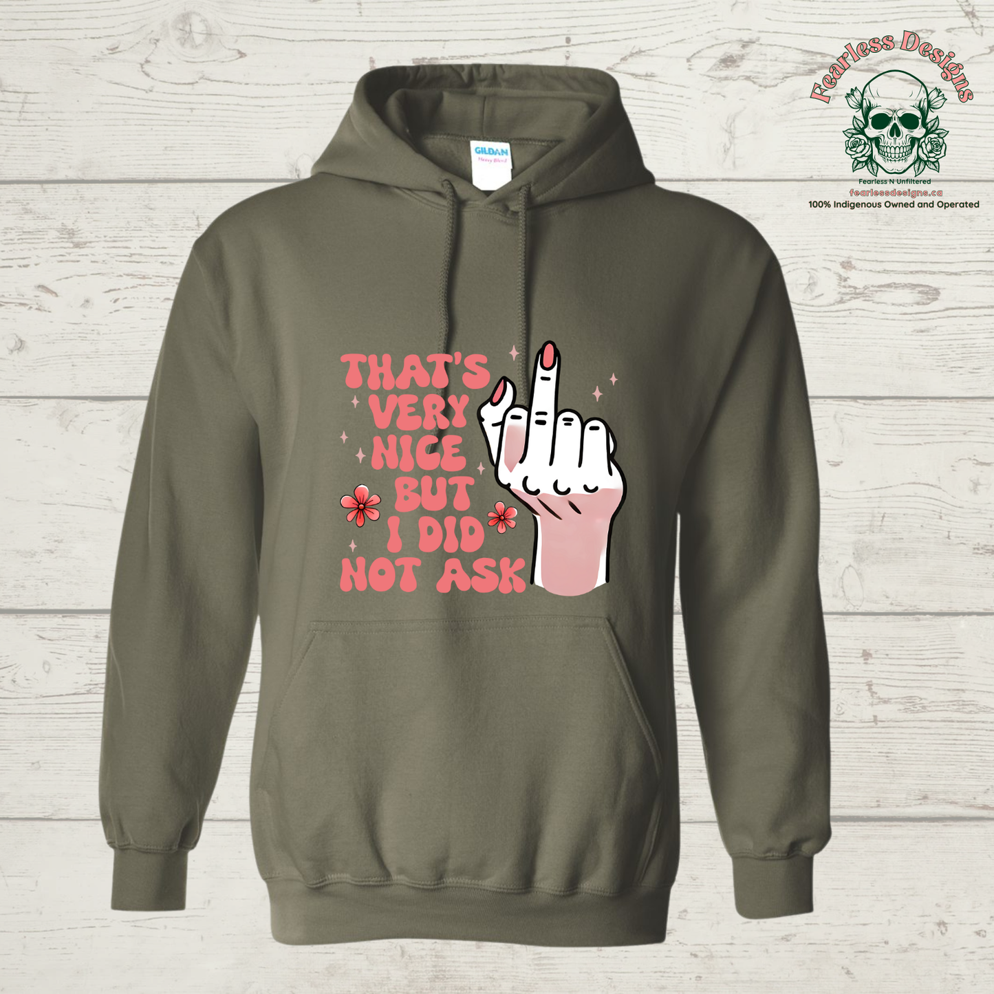 That's Very Nice But I Did Not Ask Hoodie