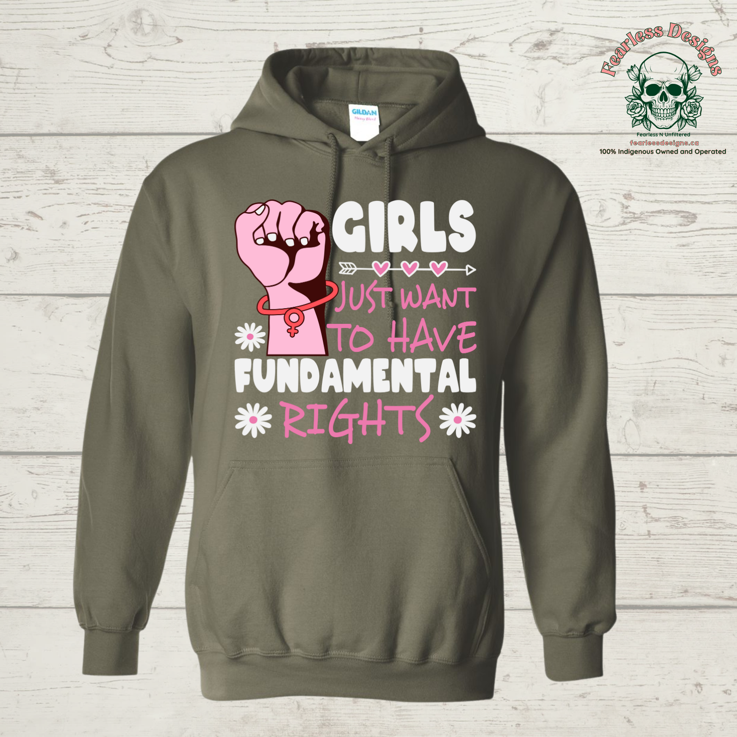 Girls Just Want to have Fundamental Rights Hoodie