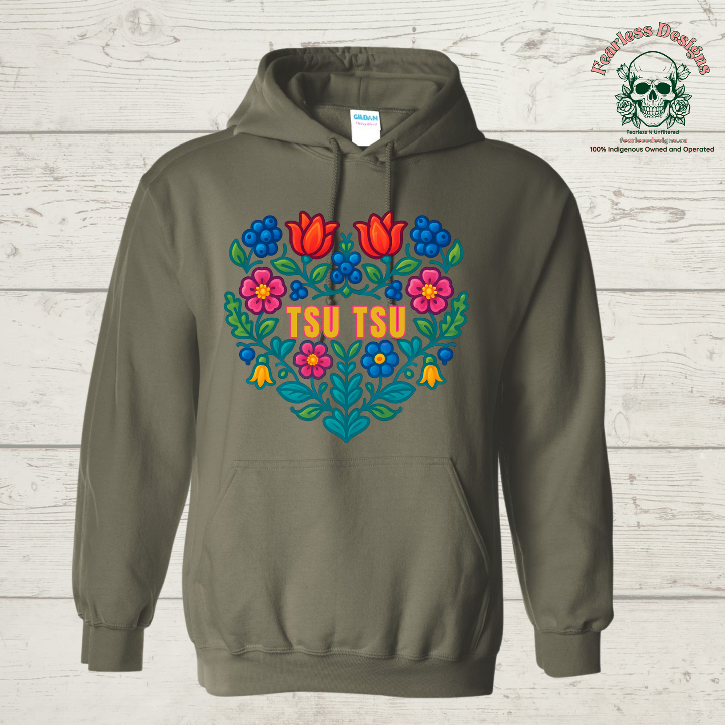 Flowered TsuTsu hoodie