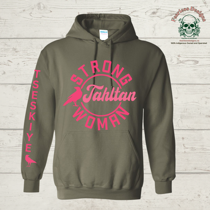 Strong Tahltan Woman crow clan Hoodie