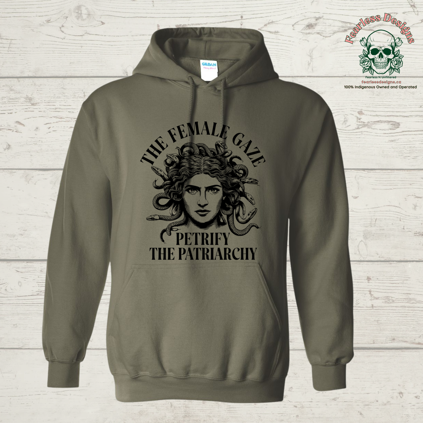 The Female Gaze Petrify the Patriarchy Hoodie