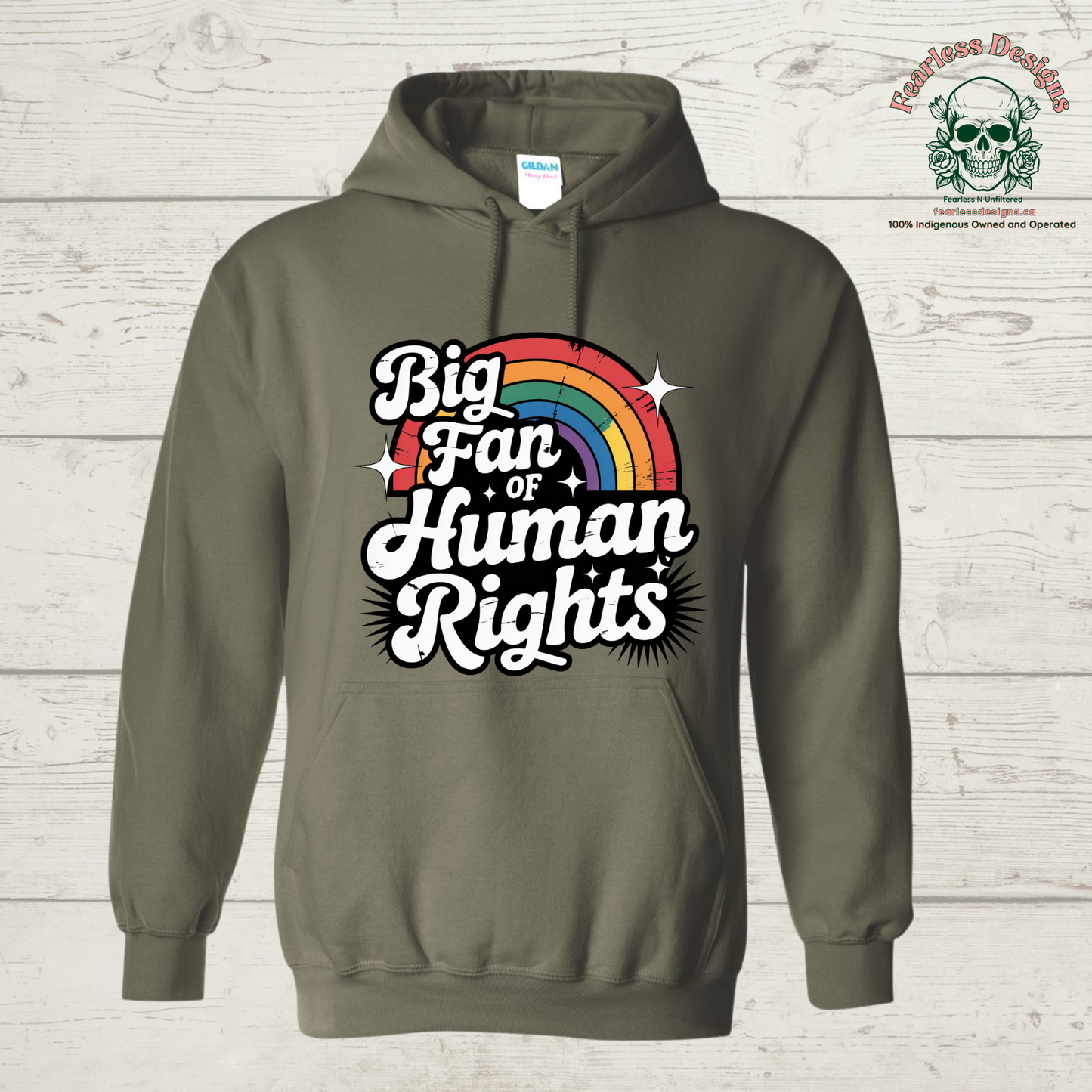Big Fan of Human Rights Hoodie