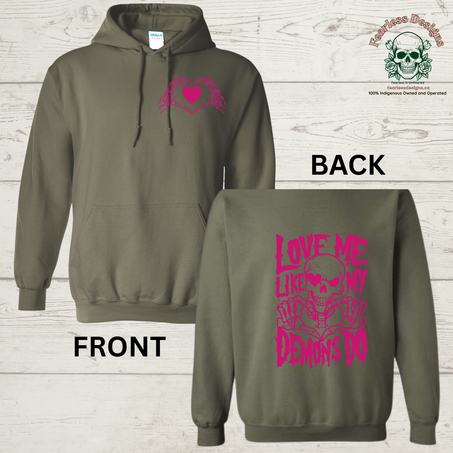Love Me Like My Demons Do Hoodie