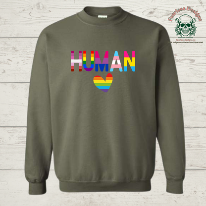 Human Pride Crewneck Sweater