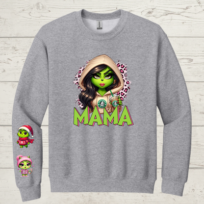 Mean Green Mama with brown hair