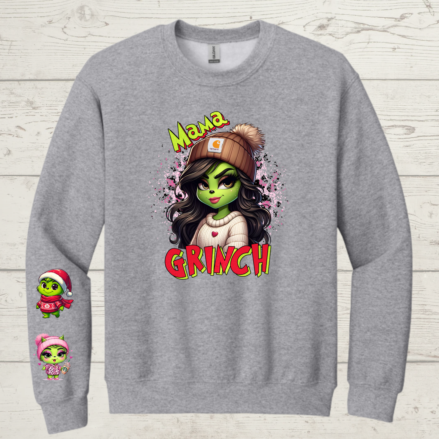 Mean Green Mama with brown hair