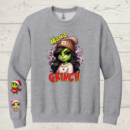 Mean Green Mama with brown hair