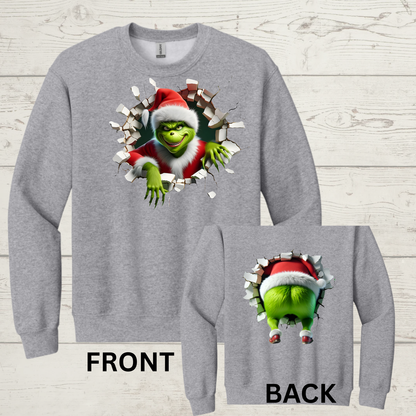 Breakthrough Mean Green Guy front and back