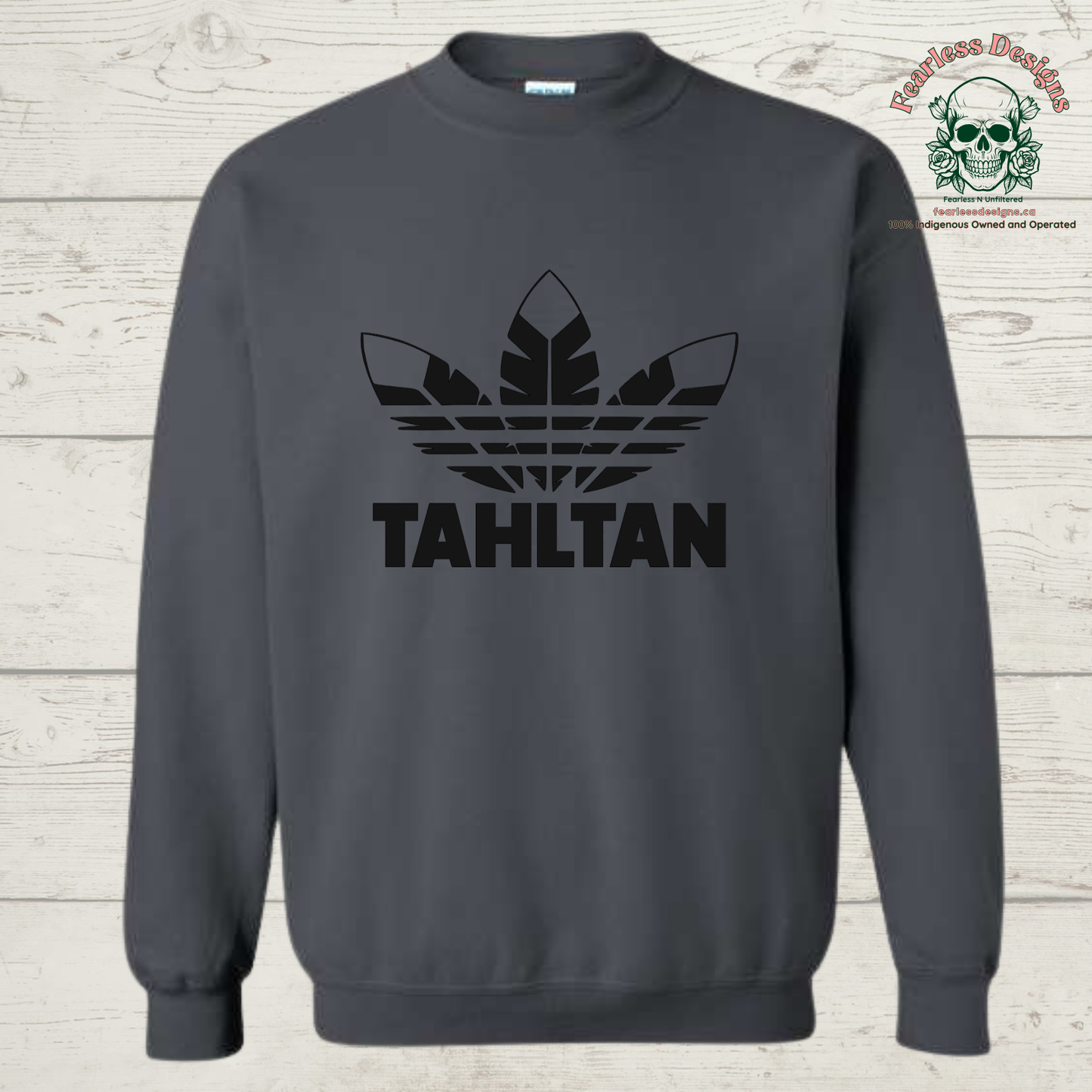 Tahltan feather Crewneck Sweater
