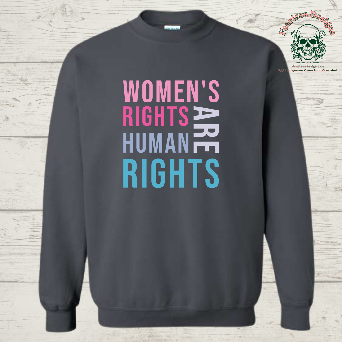 Women's Rights are Human Rights Crewneck Sweater