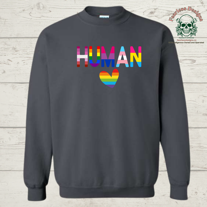 Human Pride Crewneck Sweater