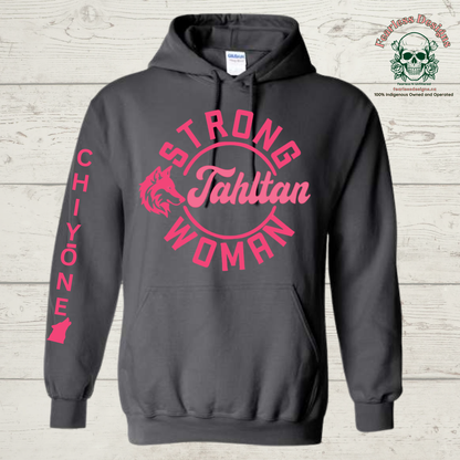 Strong Tahltan Woman wolf clan Hoodie