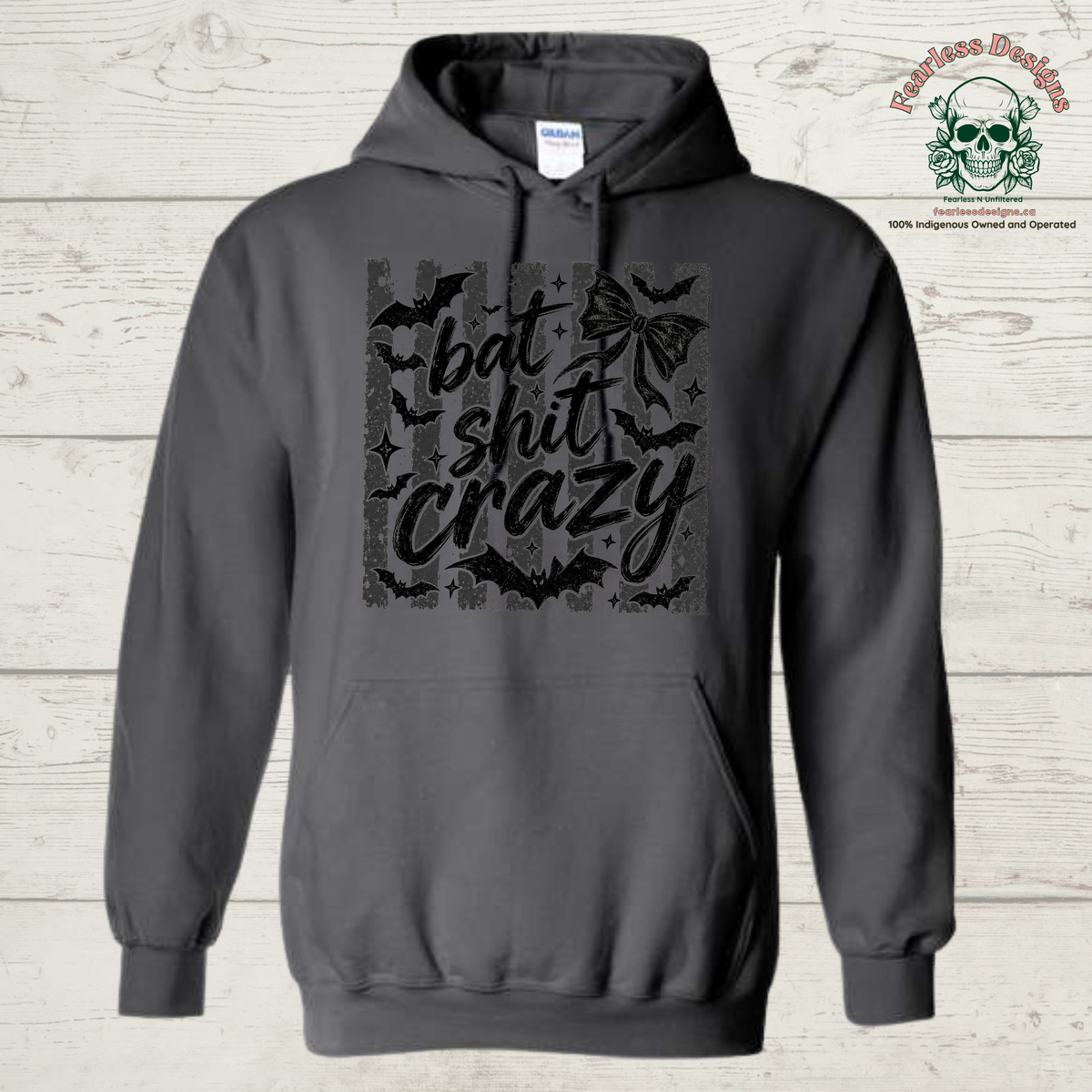 Bat Shit Crazy unisex hoodie