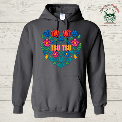 Flowered TsuTsu hoodie