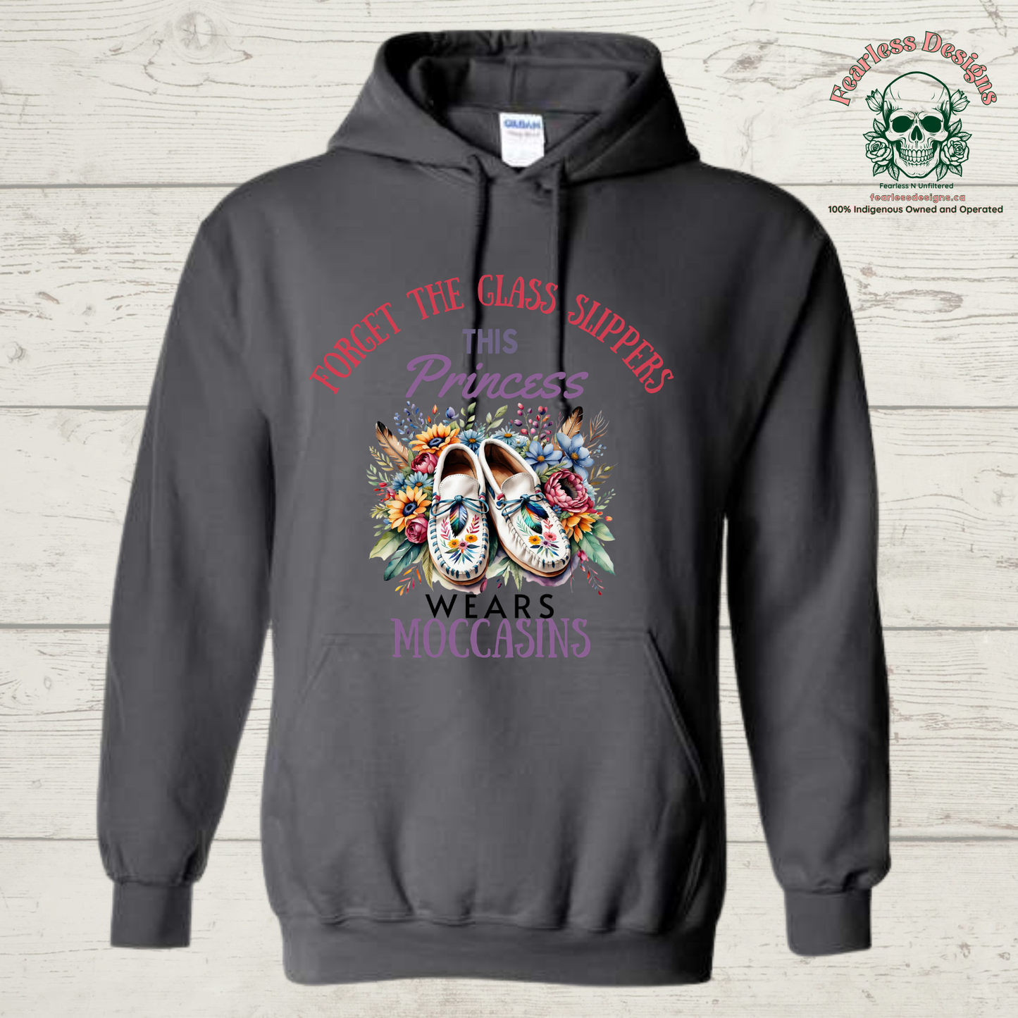 Forget the glass slippers this princess wears moccasins hoodie