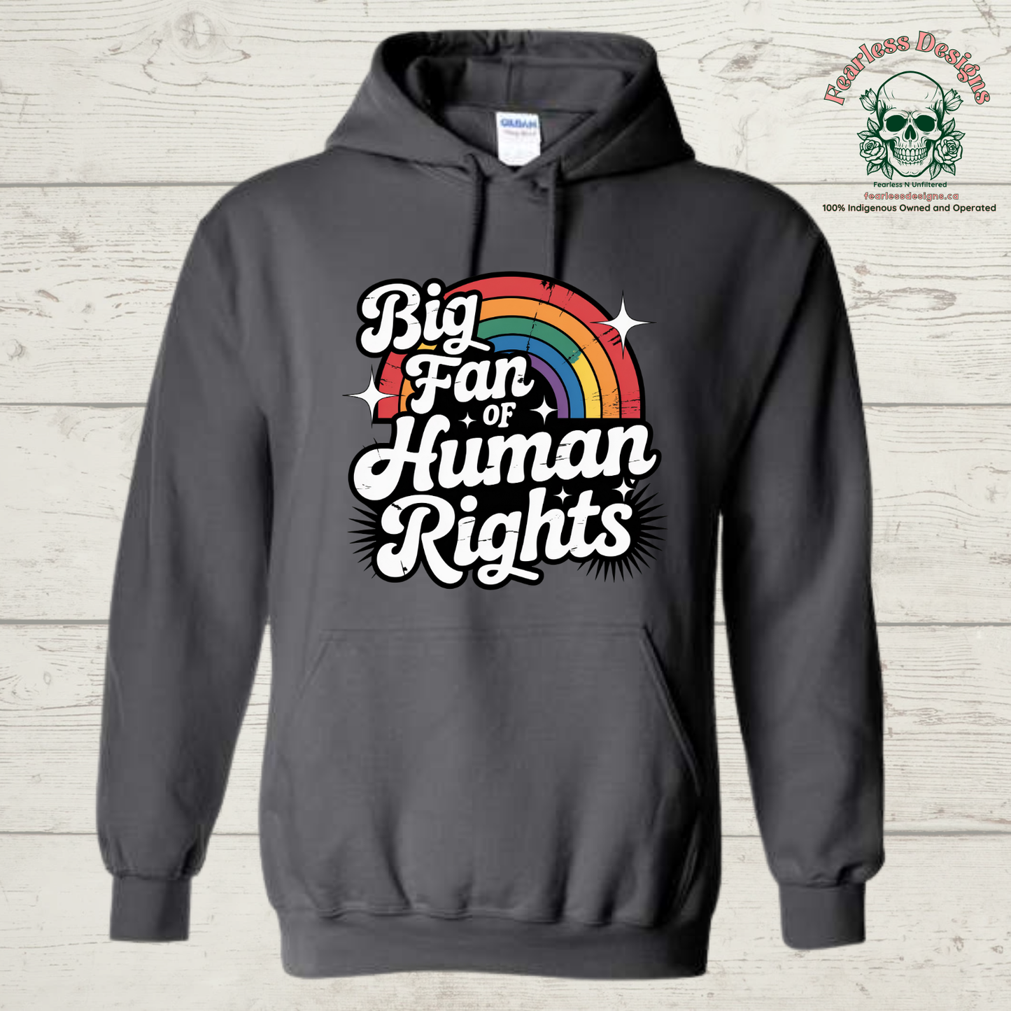 Big Fan of Human Rights Hoodie