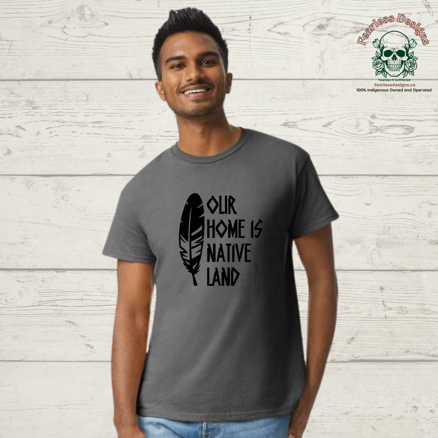 Our Home is Native Land T-Shirt unisex fit