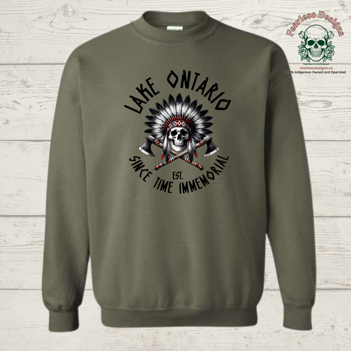 Lake Ontario unisex crewneck sweater