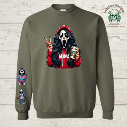 Mama Ghostface unisex crewneck