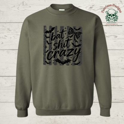Bat Shit Crazy unisex crewneck sweater