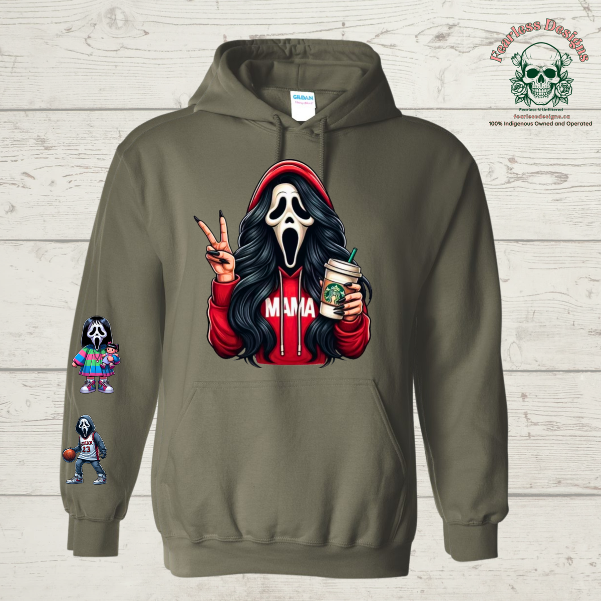 Mama Ghostface unisex hoodie