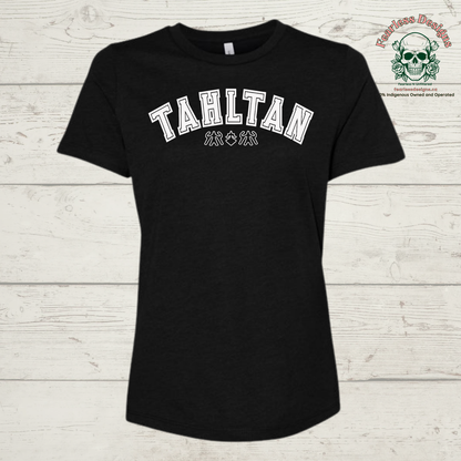 Tahltan with shapes ladies T-Shirt