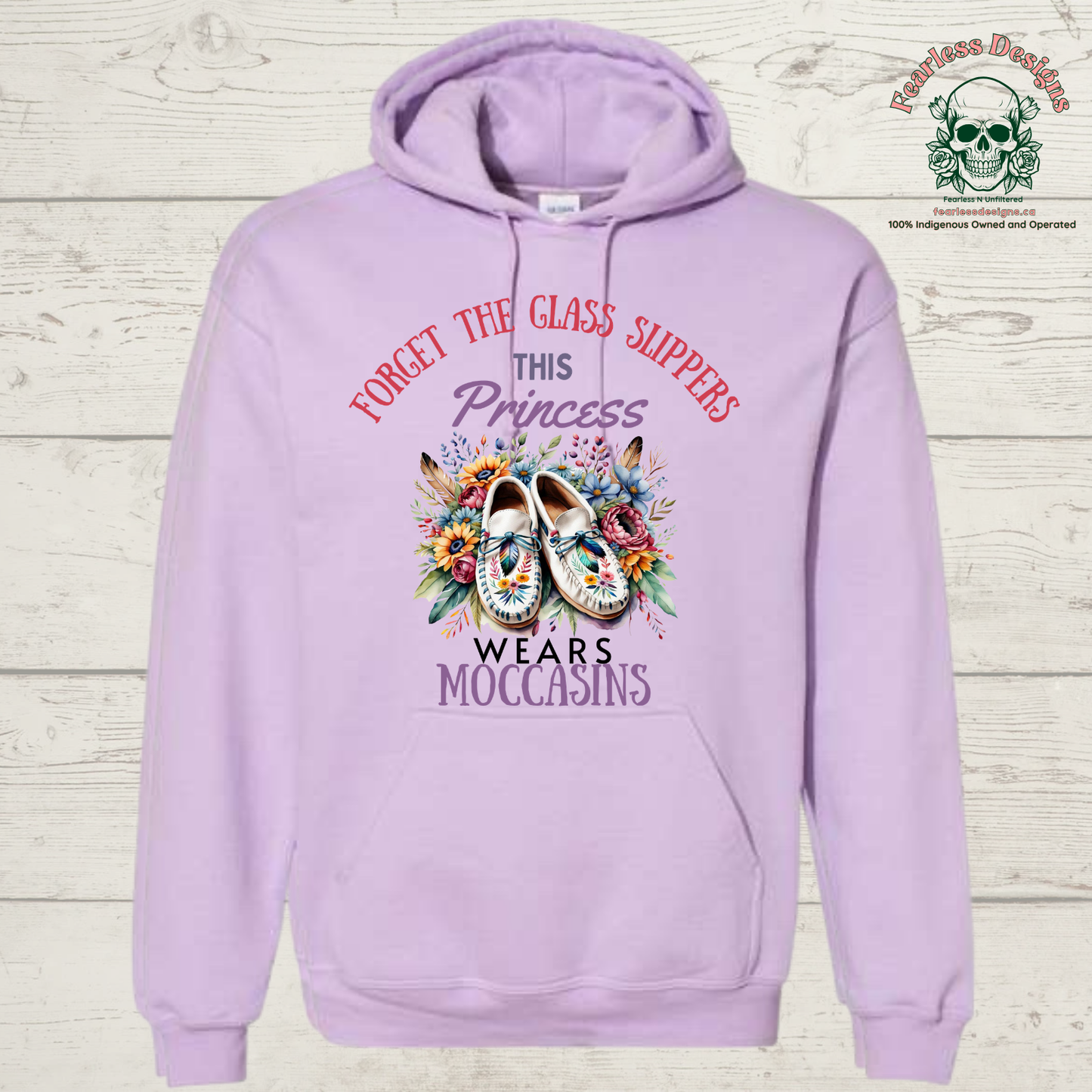 Forget the glass slippers this princess wears moccasins hoodie