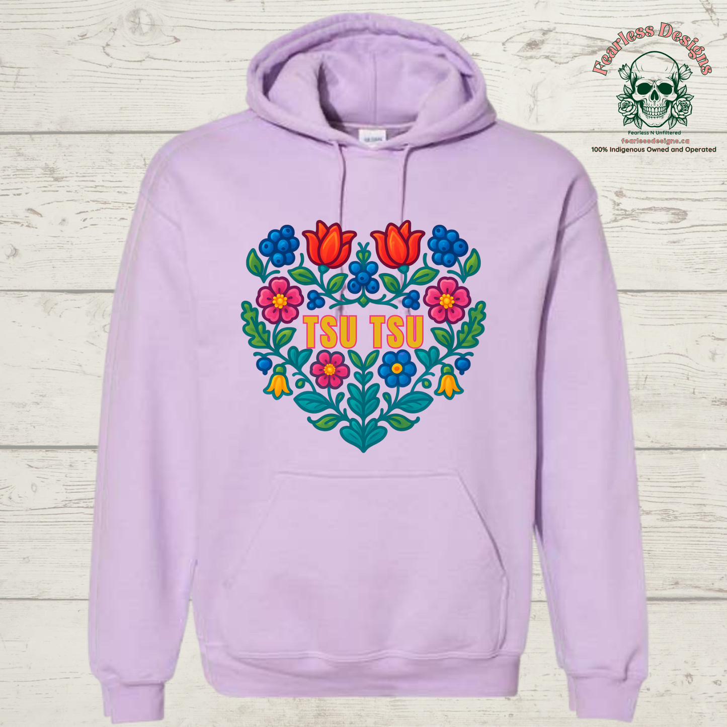 Flowered TsuTsu hoodie