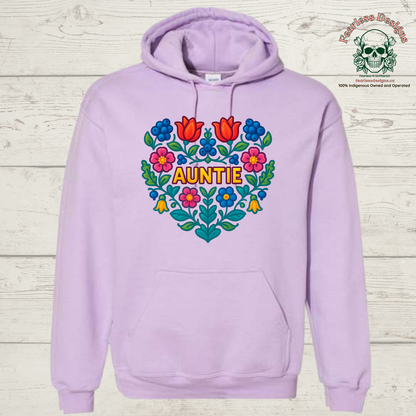 Flowered Auntie hoodie