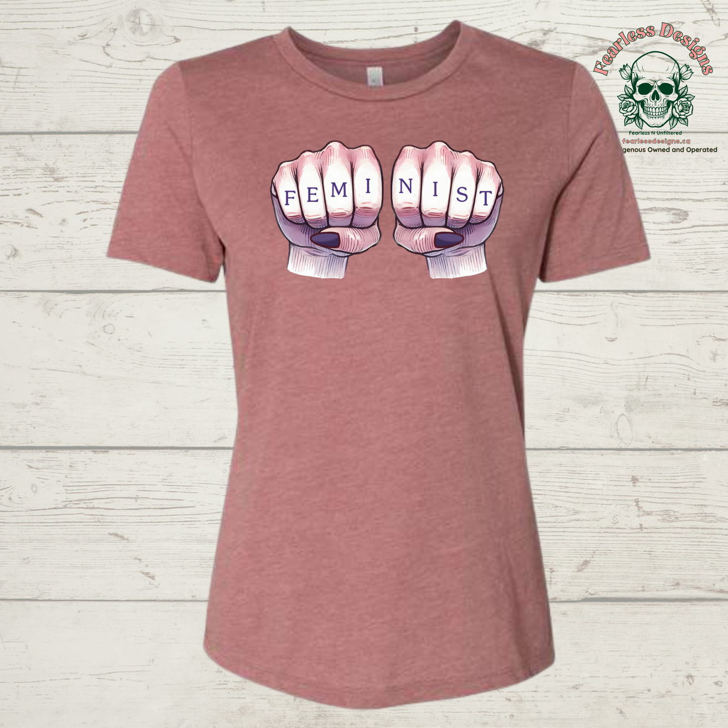 FEMINIST with Fist T-Shirt