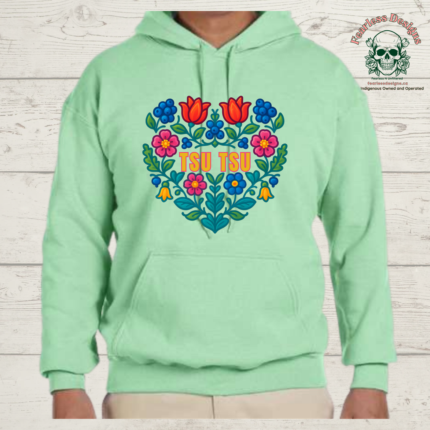 Flowered TsuTsu hoodie