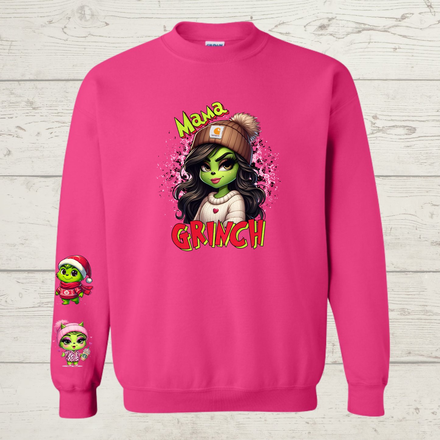 Mean Green Mama with brown hair