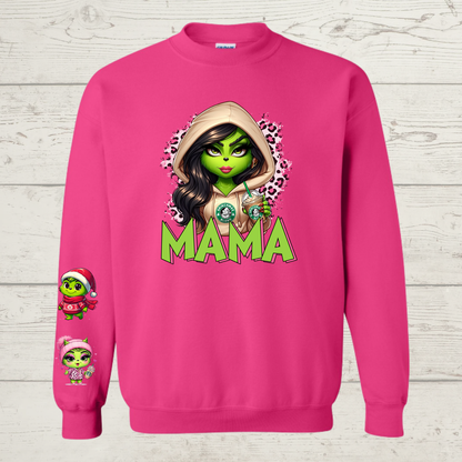 Mean Green Mama with brown hair